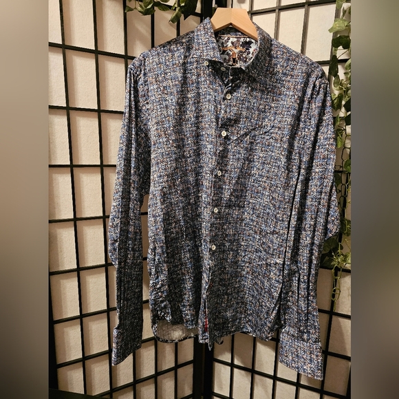 Visconti Black Dress Shirt Size XL - Picture 1 of 6